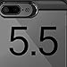 iPhone 8 Plus Case, iVAPO iPhone 7 Plus Case Crystal Series Transparent Clear iPhone 8 Plus Cover Soft TPU Protective Cover Shock-Proof Case for Apple iPhone 8 Plus 5.5 inch Clear Black