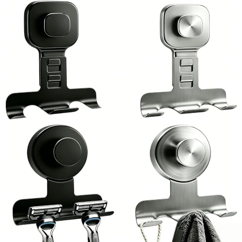 4 Pack Heavy Duty Suction Cup Hooks