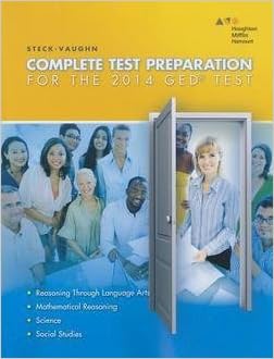 Complete Test Preparation For The 2014 Ged Test Paperback By Steck Vaughn 2014 Edition Amazon Com Books