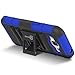 Galaxy J2 Holster Case (2016), CoverON [Explorer Series] Holster Hybrid Armor Belt Clip Hard Phone Cover For Samsung Galaxy J2 (2016) Holster Case - Blue / Black