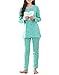 MyFav Girls' Comfy Sleepwear Hearts Shape Pajama Set Sweet Dream Leisure Nighty