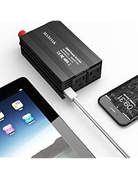 MAXOAK 300W Power Inverter DC 12V a 110V AC Inversor de automóvil con 4.2A Adaptador USB doble para automóvil ETL listado