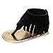 Weixinbuy Baby Girl's Tassel Soft Sole Shoes Flip-Flops Sandals 0-18 Months