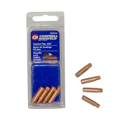 Campbell Hausfeld WT501400AJ 0.035-Inch Contact Tips for MIG Welder, 4-Piece