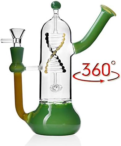 Funnowcol Decorative Bottle Rotatable DNA Structure