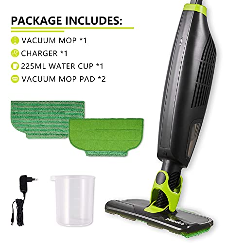 DOUMIGO Cordless Vacuum Mop Combo Lightweight Wet Dry Vac Hard Floor Vacuum Cleaner, 2 Packs