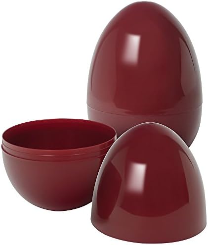 Jumbo Chocolate Colored Easter Egg - 6 inches - Two per Order - Perfect for Surprises and Gender Reveal Party
