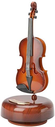 Bestfire オルゴール プレゼント 音楽ボックス バイオリン 癒しグッズ インテリア 雑貨 置物 かわいい オーナメント 電池不要 結婚祝い 卒業 おしゃれ 倉 クリスマスギフト 誕生日 就職祝い 室内デコレーション 結婚記念日