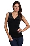 M. Rena Lace V-Neck Tank