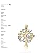 Charm America - Gold Tree of Life Pendants - 10 Karat / 14 Karat Gold - Tree Jewelry (Style 3 (10 Karat))