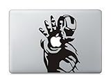 Iron Man Apple Hand Macbook Vinyl Sticker Laptop Skin