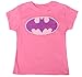 Big Girls' Batman Glitter Logo T-Shirt