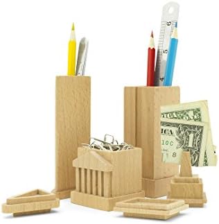 Wooden Desk Tidy Desk Organiser New York City Pen Pencil Stationary Holder Buy Online At Best Price In Uae Amazon Ae