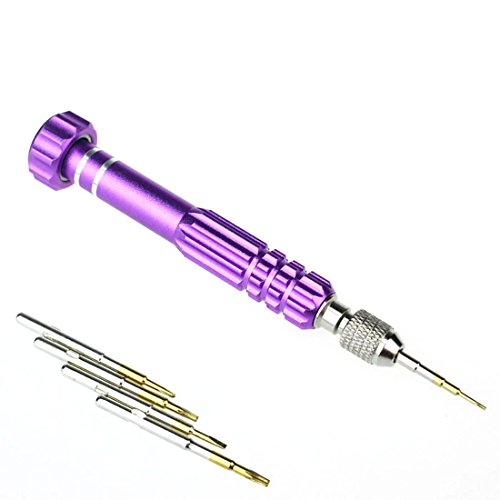 Click Here to See More Images Bestpriceam 5 in 1 Repair Open Tools Kit Screwdrivers for Mobile Phones (Purple)
