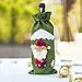 VEEYOL Christmas Wine Bottle Cover, Christmas Snowman Santa Gift Wine Bags, Xmas Home Party Table Dinner Decorations, Set of 3