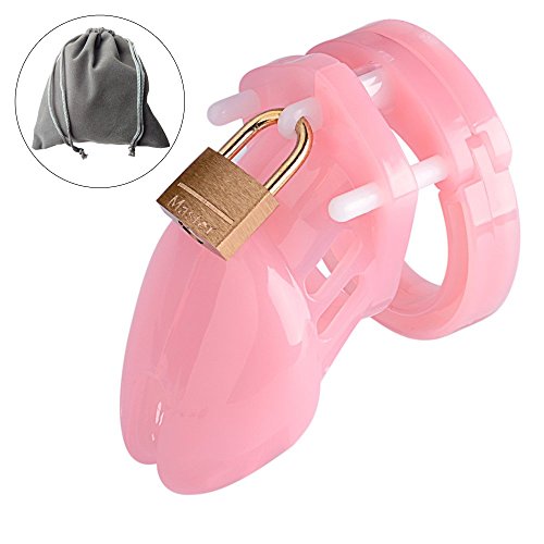 Pink Male Briefs Comfortable device, Premium Plasitc Cag-e Desig Chasti-ty, Not Silicone & Alloy material