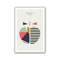 Framed Canvas Wall Art Abstract Color Block Canvas Prints Home Artwork Decoration for Living Room,Bedroom - 16x24 inches