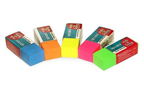 Auium :  20 Erasers in Five Vibrant Colors. Keep Your Child Entertained Every Day of the Week - Home Schooler/Teacher Special Value 20 Pack Premium Erasers (20 Pack Vibrant Colors)