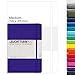 Leuchturm1917 Dotted Journal Medium A5 Bullet Notebook with 9 Pack Black Fineliner Fine Tip and Brush Journaling Pens Set (Dotted, Purple)