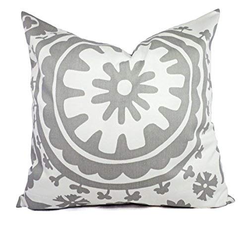 Amazon Com Custom Pillows Grey And White Pillow Shams Suzani