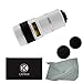 CamKix Camera Lens Kit Compatible with Apple iPhone 6 / 6S incl. 8X Telephoto Lens, Tripod, Phone Holder, Hard Case, Velvet Bag and Microfiber Cleaning Cloth - White