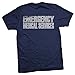 Fishers Sportswear EMT Reflective T-Shirt Large Navy