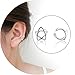 Aifeer Fashion s925 Sterling Silver Ear Cuff Wrap Clip Hollow Star Earring No Piercing (A Pair of Silver)