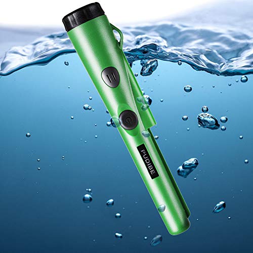 Fully Waterproof Metal Detector Pinpointer - 360°Search Treasure Pinpointing Finder Probe with Belt Holster for Adults and Kids (Three Mode)