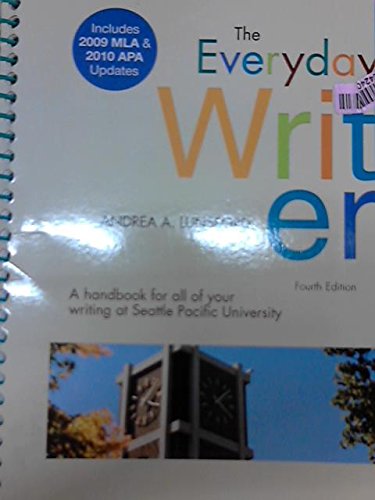 The Everyday Writer (A HANDBOOK FOR ALL OF YOUR... 0312541228 Book Cover