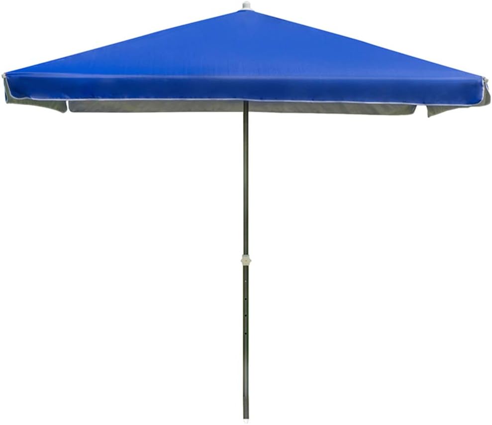 Amazon Com Wjxboos Large Rectangular Market Umbrella Adjustable Height Patio Umbrella Portable Sturdy Outdoor Umbrella Uv 50 Beach Umbrella Sports Outdoors