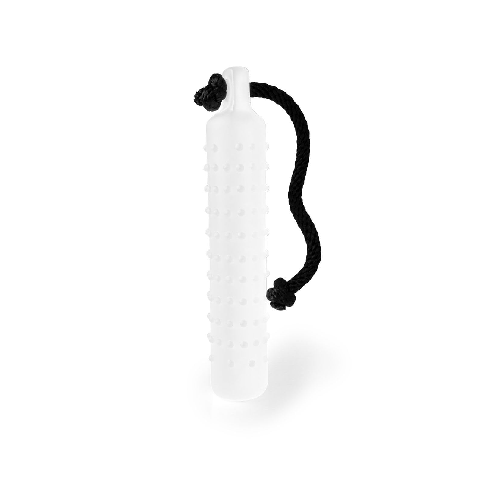 Dog & Field Easy Grip Gundog Water Dummy - Small White Throw. Rubber Water Float For Training & Retrieval Practice. Floating Dog Toy With Throwing Cord. Gundog Training Dummies