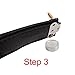 MUSIC FIRST Top Quality Genuine Leather Accordion Left Hand Strap/Accordion Bass Strap 2.4inchx22inch (6cmx55cm) with Hardware and Tools, 18