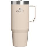 STANLEY Everyday Suburban Mug, 30 oz, Champagne Gloss | Insulated Stainless Steel Coffee Mug | Ergonomic Handle | Cup Holder Compatible for Travel | Splash Resistant Lid | BPA-Free