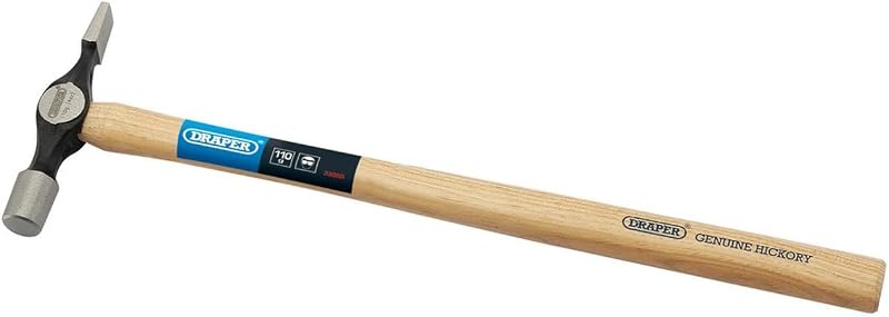 Draper 33888 110g Cross Pein Pin Hammer Heavy Duty Hardwood Shaft Black Painted