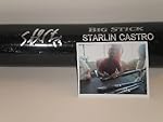 Starlin Castro Chicago Cubs Autographed Signed Bat w/picture