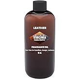 Leather Fragrance Oil (16 oz Bottle) for Candle Making, Soap Making, Tart Making, Room Sprays, Lotions, Car Fresheners, Slime, Bath Bombs, Warmers…