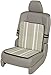 Kool Kooshion Standard Plus Size Ventilated Seat Cushion, Gray