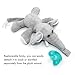 Baby Pacifier, Ztacking Pacifier Holder Infant Binky Nipple Teether Soothier Animal Elephant Toy Paci for Boys Girls - Non Toxic Removable Soothing