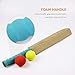 Hamkaw Kids Cricket Set, Cricket Stumps Spring Base,Backyard Cricket Sets - Kwik Cricket -NBR Rubber Water Proof Contents Bat, Ball, Stumps, Bail.