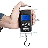 Fishing-Scale-Hanging-Scale-Hinpia-Backlit-LCD-Screen-110lb50kg-Capacity-with-Measuring-Tape-Multifunction-Portable-Electronic-Digital-Fishing-Postal-Kitchen-Luggage-shopping-Scale-Black