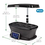 AeroGarden 903111-1100 Classic 9 WiFi, Black