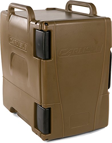 Carlisle IT40043 Cateraide IT End Loading Insulated Food Pan Carrier, 6 Pan Capacity, Caramel
