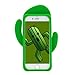 iPhone 7 Case, MC Fashion Cute 3D Vivid Cactus Prickly Pear Plant Soft and Protective Silicone Rubber Phone Case for Apple iPhone 7 (2016) Release (Cactus)