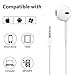 QIANXIANG Headphones with Microphone Noise Isolating, in-Ear Wired Earbuds, Earphones,Compatible Apple iPhone 6s 6 Plus 5s 5c 5 4s SE iPad iPod 7 All 3.5mm Devices[2 Pack ]thumb 3