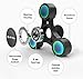 JetSpin Fidget Spinner - Best Hand Toy for Stress Relief, Anxiety, EDC - Metal Frame - Top Quality R188 Bearings with Long Smooth 3-5 Minutes Spin (Black)