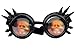Kaleidoscope Steampunk Rave Glasses Goggles with Rainbow Crystal Glass Lens