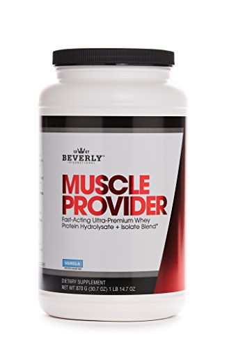 Beverly International Muscle Provider, 30 servings, Vanilla. Super-fast-absorbing whey protein for rapid recovery, lean…