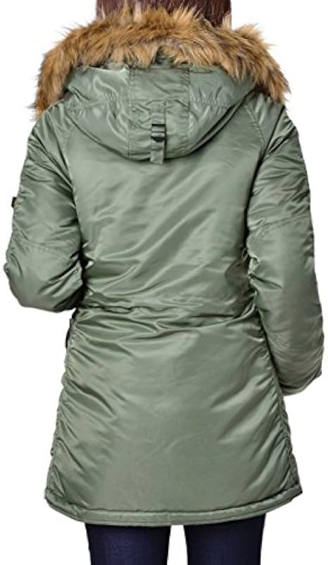 Amazon アルファ インダストリーズ Alpha レディースn 3b フライトジャケット S 401 Black コート ジャケット 通販