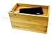Bamboo Cable Management Box Storage Organizer for Home Office Entertainment Center TV Computer Hides All Wires Power Cord Surge Protector By Bamboo Backwoods