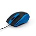 Verbatim Optical Mouse - Wired with USB Accessibility - Mac & PC Compatible - Blue - 99743 primary